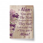 Nan Poem Print Nan Birthday Christmas Gift From Grandchildren