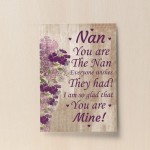 Nan Poem Print Nan Birthday Christmas Gift From Grandchildren