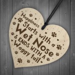 Handmade Dog Lover Gifts Wooden Heart Dog Sign Dog Gift Pet Gift