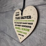 Funny Dad Gifts For Birthday Christmas Wood Heart Funny Dad Card