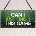 Gaming Gift Funny Plaque Birthday Christmas Gift For Gamer