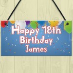 PERSONALISED BIRTHDAY PARTY PLAQUES DECORATIONS