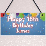 PERSONALISED BIRTHDAY PARTY PLAQUES DECORATIONS