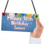 PERSONALISED BIRTHDAY PARTY PLAQUES DECORATIONS