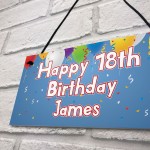 PERSONALISED BIRTHDAY PARTY PLAQUES DECORATIONS