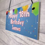 PERSONALISED BIRTHDAY PARTY PLAQUES DECORATIONS