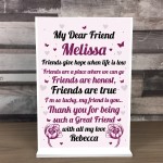 Personalised Friendship Gift For Women Best Friend Gift For Her