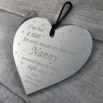 Personalised Gift For Nanny Nan Heart Gift For Her Birthday Xmas