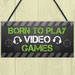 Gaming Bedroom Gifts Novelty Gaming Sign For Brother Son Gifts