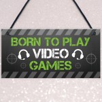 Gaming Bedroom Gifts Novelty Gaming Sign For Brother Son Gifts