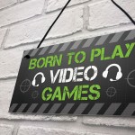 Gaming Bedroom Gifts Novelty Gaming Sign For Brother Son Gifts