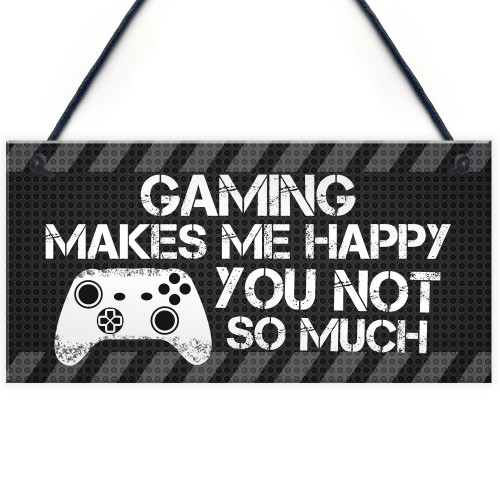 Novelty Gaming Sign Gift Funny Rude Christmas Gift For Brother