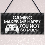 Novelty Gaming Sign Gift Funny Rude Christmas Gift For Brother