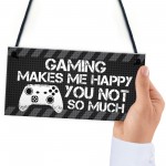 Novelty Gaming Sign Gift Funny Rude Christmas Gift For Brother