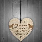 Funny Friendship Gift Horse Gifts For Women Heart Stable Sign