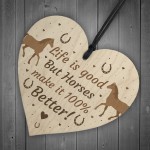 Funny Friendship Gift Horse Gifts For Women Heart Stable Sign