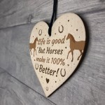 Funny Friendship Gift Horse Gifts For Women Heart Stable Sign