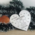 My First Christmas Heart Babys First Christmas Gift Tree Decor