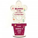 Personalised Gift For Mummy Handmade Flower Mummy Birthday Xmas