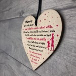 Mummy Gift From Baby New Mummy Gift Wooden Heart Mum Poem Gift