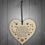 Handmade Pet Memorial Plaque For Dog Wood Heart Memorial Bauble