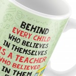 Thankyou Teacher Teaching Assistant Nursery Teacher Mug