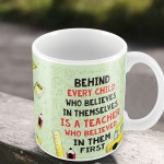 Thankyou Teacher Teaching Assistant Nursery Teacher Mug