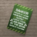 Funny Gaming Sign For Boys Bedroom Games Room Man Cave Print