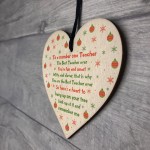 Teacher Gift Wooden Heart Number One Teacher Assistant Thank You