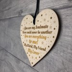 Soulmate Gift For Boyfriend Girlfriend Anniversary Gift Card