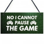 Gamer Sign Player Online Retro Gaming Sign Wall Bedroom Sign