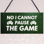 Gamer Sign Player Online Retro Gaming Sign Wall Bedroom Sign