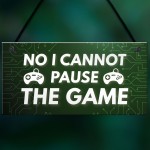 Gamer Sign Player Online Retro Gaming Sign Wall Bedroom Sign