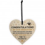 Congratulations On Your Graduation Gift Heart Degree Graduation 