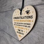 Congratulations On Your Graduation Gift Heart Degree Graduation 