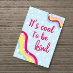 Inspirational Print Motivational Poster Cool To Be Kind Wall Art