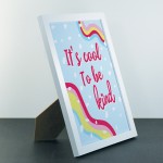 Inspirational Print Motivational Poster Cool To Be Kind Framed