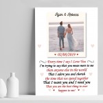 Special Anniversary Valentines Day Gift For Husband Wife Print