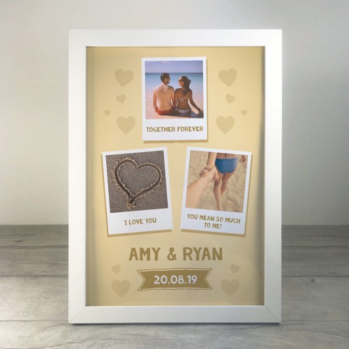 Personalised Gift For Couple Valentines Anniversary Gift Framed