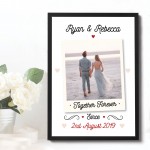 Personalised Framed Valentines Day Anniversary Gift