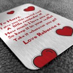 Personalised Metal Wallet Card For Wallet Valentines Day Gifts