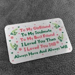 Valentines Day Gift For Girlfriend Novelty METAL Wallet Purse