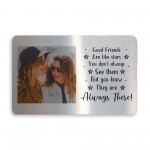 Personalised Metal Wallet Purse Card With Photo Best Friend Gift