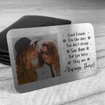 Personalised Metal Wallet Purse Card With Photo Best Friend Gift