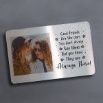 Personalised Metal Wallet Purse Card With Photo Best Friend Gift