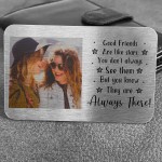 Personalised Metal Wallet Purse Card With Photo Best Friend Gift