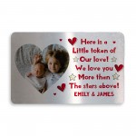 Personalised Gift Metal Wallet Card For Dad Mum Auntie Uncle