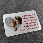 Special Mum Dad Gift Metal Wallet Insert Mothers Day Fathers Day