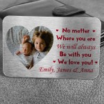 Special Mum Dad Gift Metal Wallet Insert Mothers Day Fathers Day