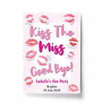 HEN PARTY GAME - Kiss The Miss Goodbye PERSONALISED Do Gift Keep